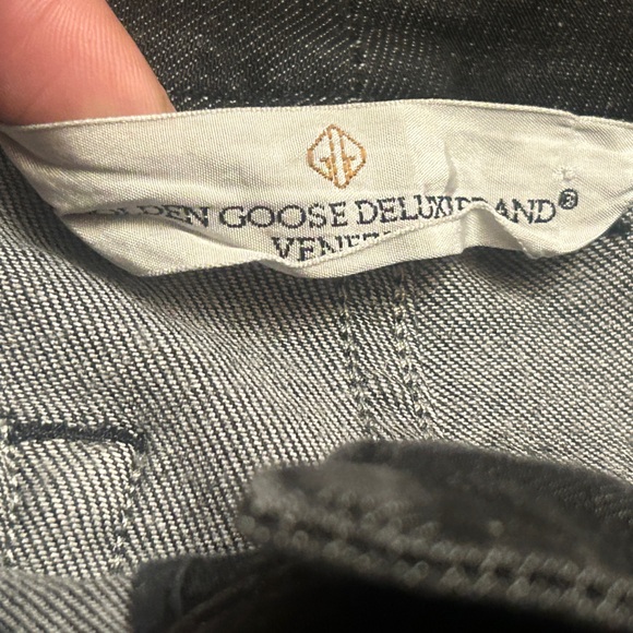 Golden Goose Deluxe Brand Black Skinny Jeans Ankle Zip Made in Italy Moto Sz 29 - Picture 8 of 11